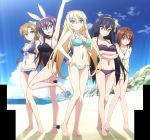  5girls absolute_duo bikini highres hotaka_miyabi lilith_bristol multiple_girls nagakura_imari screencap swimsuit tachibana_tomoe_(absolute_duo) tsukimi_rito 