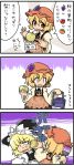  3koma aki_minoriko comic food fruit kirisame_marisa paint touhou translated translation_request 