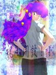  hands_on_hips looking_over_shoulder purple_hair ranma_1/2 shampoo_(ranma_1/2) 