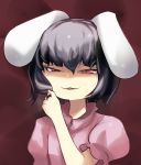  black_hair bunny_ears dress hospital_king inaba_tewi rabbit_ears red_eyes short_hair source_request touhou yukkuri_shiteitte_ne 