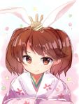  1girl alternate_costume artist_request brown_eyes brown_hair japanese_clothes kantai_collection kimono long_hair looking_at_viewer ryuujou_(kantai_collection) solo tagme twintails 