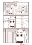  comic highres kantai_collection monochrome moomin moomintroll northern_ocean_hime sazanami_konami translated 