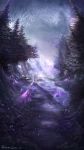  highres landscape peter_lee purple river tree warcraft world_of_warcraft 