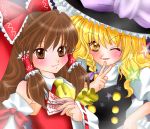  commentary_request hakurei_reimu kirisame_marisa touhou yuzuna99 