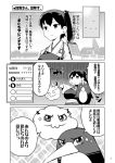  comic failure_penguin kaga_(kantai_collection) kantai_collection miss_cloud monochrome tamago_(yotsumi_works) translation_request 