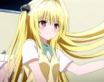  blonde_hair konjiki_no_yami long_hair red_eyes school_uniform screencap to_love-ru to_love-ru_darkness 