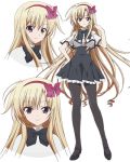  blonde_hair blue_eyes character_name dress hairband lisa_highwalker long_hair mouu_jounin_no_fafnir 