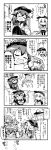  &gt;_&lt; 0_0 1boy 4girls 4koma ^_^ admiral_(kantai_collection) akatsuki_(kantai_collection) alternate_headwear anchor_symbol closed_eyes comic commentary_request crying faceless faceless_male fang flat_cap flying_sweatdrops futon gloves hair_between_eyes hands_on_own_face hat heart herada_mitsuru hibiki_(kantai_collection) highres ikazuchi_(kantai_collection) inazuma_(kantai_collection) kantai_collection long_hair long_sleeves military military_uniform monochrome multiple_girls musical_note mvp neckerchief o_o one_eye_closed open_mouth peaked_cap pleated_skirt school_uniform serafuku sigh sitting skirt smile snot streaming_tears tears thigh-highs translation_request triangle_mouth under_covers uniform wavy_mouth 