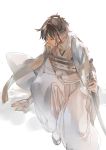  1boy japanese_clothes mikazuki_munechika solo subdue_ezwei touken_ranbu 