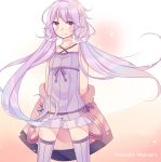  blush dress long_hair low_twintails purple_eyes twintails violet_hair vocaloid yuzuki_yukari 