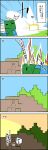  4koma apple box comic food food_on_head fruit fruit_on_head highres minecraft object_on_head smile sunrise tani_takeshi tani_takeshi_(character) translation_request yukkuri_shiteitte_ne zombie_(minecraft) 