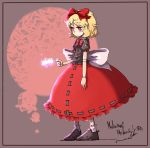  blonde_hair bubble_skirt character_name doll doll_joints flower medicine_melancholy ryuhey touhou 