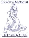  1girl alternate_costume alternate_hairstyle ankle_boots boots cryamore dress earrings elbow_gloves english esmyrelda_maximus gloves hair_rings highres jewelry long_dress long_hair meme monochrome necklace robert_porter sitting sketch small_breasts solo strapless_dress tiara 