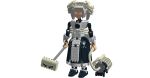  1girl apron bloody_marie_(skullgirls) dress hair_ornament hero_factory lego maid maid_headdress silver_hair skull skull_hair_ornament skullgirls twintails vacuum_cleaner 