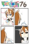  1boy 4koma blonde_hair blue_eyes chopsticks cockroach comic directional_arrow eating highres insect kagamine_len left-to-right_manga necktie peter_(miku_plus) rice rice_bowl solo thai translation_request vocaloid vomiting 