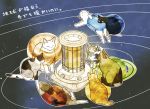  cat heater no_humans planet space yukihiroyuki 
