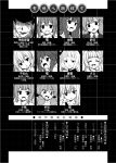  1boy 6+girls akashi_(kantai_collection) akebono_(kantai_collection) anger_vein angry bangs blunt_bangs bowtie closed_eyes comic glint greyscale hat headgear hibiki_(kantai_collection) inazuma_(kantai_collection) kamio_reiji_(yua) kantai_collection kongou_(kantai_collection) long_hair monochrome multiple_girls murakumo_(kantai_collection) narrowed_eyes partially_translated shiranui_(kantai_collection) short_hair sparkling_eyes suzuya_(kantai_collection) sweatdrop translation_request veins yua_(checkmate) yuubari_(kantai_collection) yuudachi_(kantai_collection) 