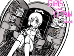  3girls akiyama_yukari cockpit commentary english girls_und_panzer highres invader kantai_collection kongou_(kantai_collection) multiple_girls nishizumi_miho titanfall 