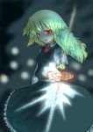  1girl blonde_hair commentary_request ex-rumia frilled_skirt frills garara long_hair red_eyes rumia shirt skirt touhou vest wing_collar 