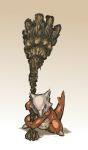  crossover dark_souls highres huge_weapon marowak nameo_(judgemasterkou) no_humans pokemon pokemon_(creature) red_eyes size_difference skull solo weapon 