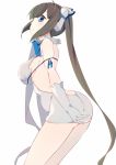  bare_back bare_shoulders blue_eyes brown_hair dungeon_ni_deai_wo_motomeru_no_wa_machigatteiru_darou_ka hestia_(danmachi) nmaaaaa twintails 