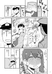  admiral_(kantai_collection) comic failure_penguin kaga_(kantai_collection) kantai_collection monochrome tamago_(yotsumi_works) translation_request 