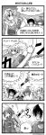 4koma 5girls akatsuki_(kantai_collection) closed_eyes comic commentary_request dated hair_between_eyes hair_flaps hair_ornament hair_ribbon hairclip hibiki_(kantai_collection) highres ikazuchi_(kantai_collection) kantai_collection long_hair monochrome multiple_girls mutsu_(kantai_collection) open_mouth remodel_(kantai_collection) ribbon sanari_(quarter_iceshop) scarf short_hair translation_request twitter_username yuudachi_(kantai_collection) 
