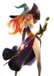  ass bengus dragon&#039;s_crown hat orange_hair sorceress_(dragon&#039;s_crown) staff witch_hat 