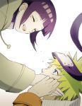  1boy 1girl blonde_hair blue_eyes closed_eyes hyuuga_hinata kumoko_(supermoichan) naruto purple_hair short_hair smile tears uzumaki_naruto 