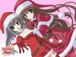  akane_iro_ni_somaru_saka christmas katagiri_yuuhi nagase_minato santa_costume 