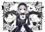  feathers gothic rozen_maiden suigintou wings 
