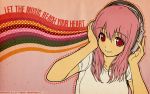  headphones nitroplus pink_hair signed watermark 