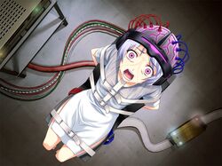  blue_hair chaos;head kishimoto_ayase short_hair tagme 