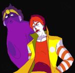  grimace jojo&#039;s_bizarre_adventure kujo_jotaro kujo_jotaro_(cosplay) mcdonald&#039;s parody ronald_mcdonald stand_(jojo) star_platinum star_platinum_(cosplay) 