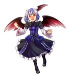  blush head_wings headwings horns kakusei_shitauruchi multicolored_hair red_eyes sayama_yoshiki short_hair tokiko_(touhou) touhou wings 