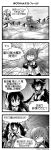  /\/\/\ 4koma 6+girls antenna_hair character_request comic commentary_request dated folded_ponytail glasses hair_between_eyes hair_ribbon headgear hibiki_(kantai_collection) highres inazuma_(kantai_collection) kantai_collection long_hair long_sleeves monochrome multiple_girls nagato_(kantai_collection) neckerchief object_on_head ooyodo_(kantai_collection) open_mouth pleated_skirt pot_on_head ribbon sanari_(quarter_iceshop) school_uniform serafuku skirt translation_request twintails twitter_username 