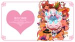 6+girls ajirogasa animal_ears blonde_hair blue_eyes blue_hair bow brown_eyes brown_hair bubble_skirt cape closed_eyes copyright_name double_v flower fox_mask futatsuiwa_mamizou glasses hair_bow hair_tubes hakurei_reimu hat hata_no_kokoro heart highres hijiri_byakuren hopeless_masquerade kawashiro_nitori kirisame_marisa kiseru komeiji_koishi kumoi_ichirin mask mononobe_no_futo multiple_girls paji pink_eyes pink_hair pipe ponytail purple_hair raccoon_ears rose skirt smile smoke sparkle star tanuki touhou toyosatomimi_no_miko twintails unzan v witch_hat yellow_eyes