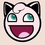  awesome green_eyes jigglypuff meme pink pokemon smile 