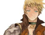  blonde_hair blue_eyes choker gloves guy_cecil male nod smile solo tales_of_(series) tales_of_the_abyss 