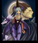  darkstalkers demitri_maximoff gallon jon_talbain moon morrigan_aensland night 