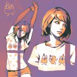  bob_cut bracelet freckles ilya_kuvshinov jewelry life_is_strange one_eye_closed shadow short_hair short_shorts shorts stretch t-shirt 