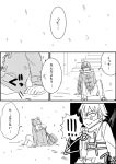  comic hikigaya_hachiman monochrome short_hair snow translation_request yahari_ore_no_seishun_lovecome_wa_machigatteiru. zbura 