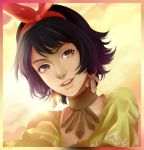  artist_request black_hair brown_eyes choker dark_skin earrings headband jewelry josie_rizal namco portrait source_request tekken tekken_7 