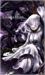  1girl deemo fukiyu_(fhxyhky) highres hood in_tree jewelry masked_lady_(deemo) pendant sitting sitting_in_tree snake solo tree 