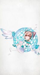  1girl angelic_sphere_(deemo) deemo floating girl_(deemo) highres looking_at_viewer official_art solo sphere 