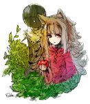  1girl cosplay deemo deemo_(character) expressionless girl_(deemo) grimm&#039;s_fairy_tales little_red_riding_hood little_red_riding_hood_(cosplay) little_red_riding_hood_(grimm) looking_at_viewer 