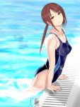  competition_swimsuit highres idolmaster idolmaster_cinderella_girls mifune_miyu one-piece_swimsuit swimsuit 