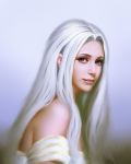  1girl bita_(vaderc) fate/zero fate_(series) highres irisviel_von_einzbern long_hair realistic red_eyes solo white_hair 