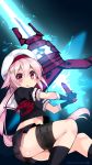  beret harusame_(kantai_collection) hat kantai_collection kuro_chairo_no_neko namesake parody pink_hair red_eyes school_uniform shaman_king 