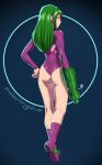  1girl ass daniel_macgregor leotard metroid samus_aran solo weapon 